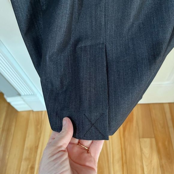 Calvin Klein sleeveless blue/black dress with pockets size 8 - Picture 9 of 11